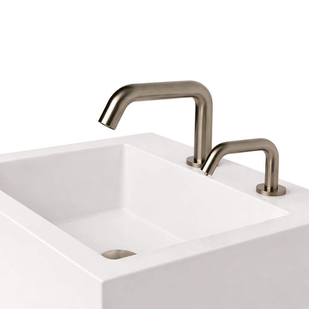 Minimalist bathroom faucet collection
